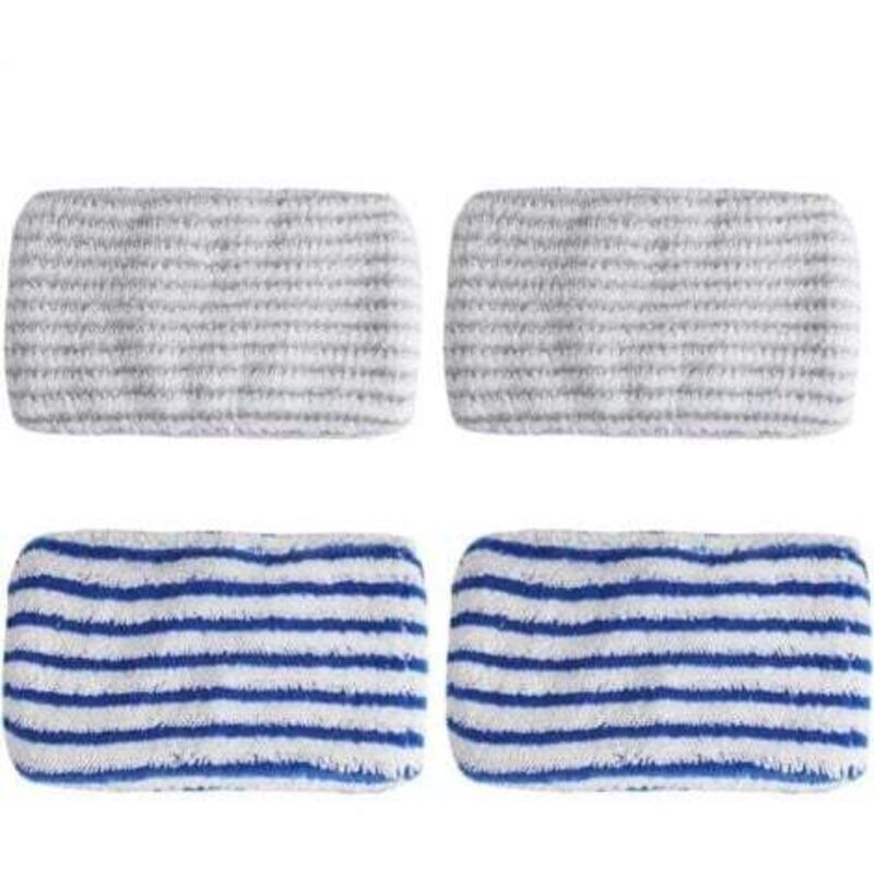 [niemals Verwendet] 4-teiliges Set Mikrofaser-ersatztücher, Passend Für Rowenta Clean & Steam Zr005801, Zr005804, Zr850002, Mikrofasermopp Und Rowenta Clean & Steam Reinigungstuch