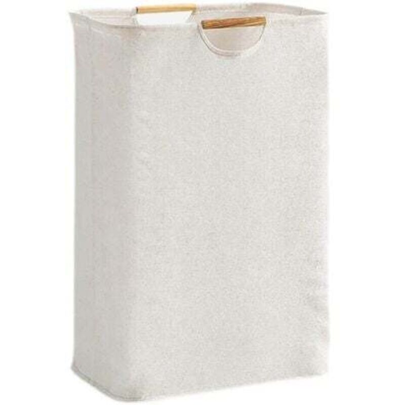 [niemals Verwendet] Wäschekorb 30 X 30 X 40 Cm, Faltbarer Wäschekorb Mit Griff, Großer Wäschekorb Für Kleidung, Reisen, Handtücher, Spielzeug Für Familie Und Studentenwohnheim, Weiß