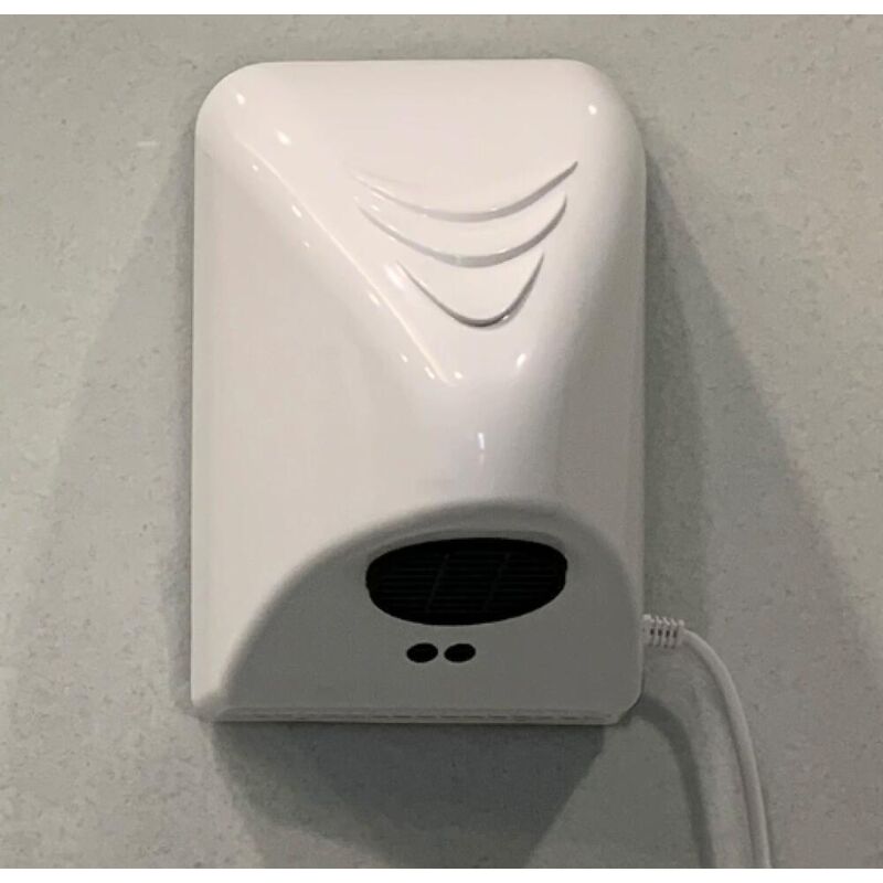 [niemals Verwendet] Weißer Händetrockner – 600 W, 220 V, Automatischer, Induktiver Wandhändetrockner Für Gewerbebetriebe Und Einkaufszentren