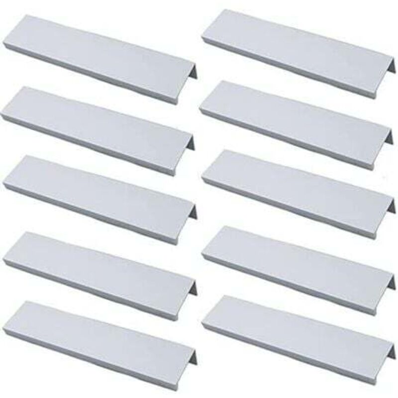 [niemals Verwendet] (weiß) 10er-pack Goldene Griffe, Goldene Möbelgriffe – Unsichtbare Griffe, Goldene Küchenschrankgriffe, Goldene Möbelgriffe Aus Aluminiumlegierung, 160 Mm Lochabstand