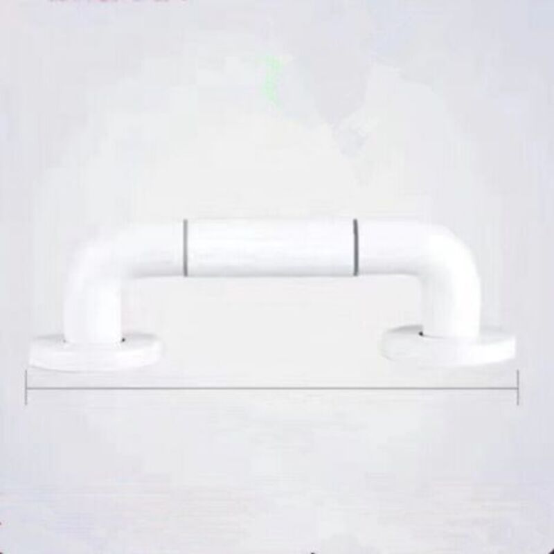 [niemals Verwendet] 30 Cm Weißer Wc-haltegriff, Badezimmer-haltegriffe Mit Rutschfester Oberfläche, Edelstahlgriff, Dusch-haltegriff Mit Beleuchteten Ringen