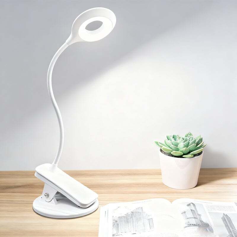 [niemals Verwendet] Bettklemme – Berührungsempfindliche Leselampe Mit Einstellbarer Helligkeit, Buchklemme, Augenschutz, Led-klemmlampe Mit 3 Modi, Weißes Licht