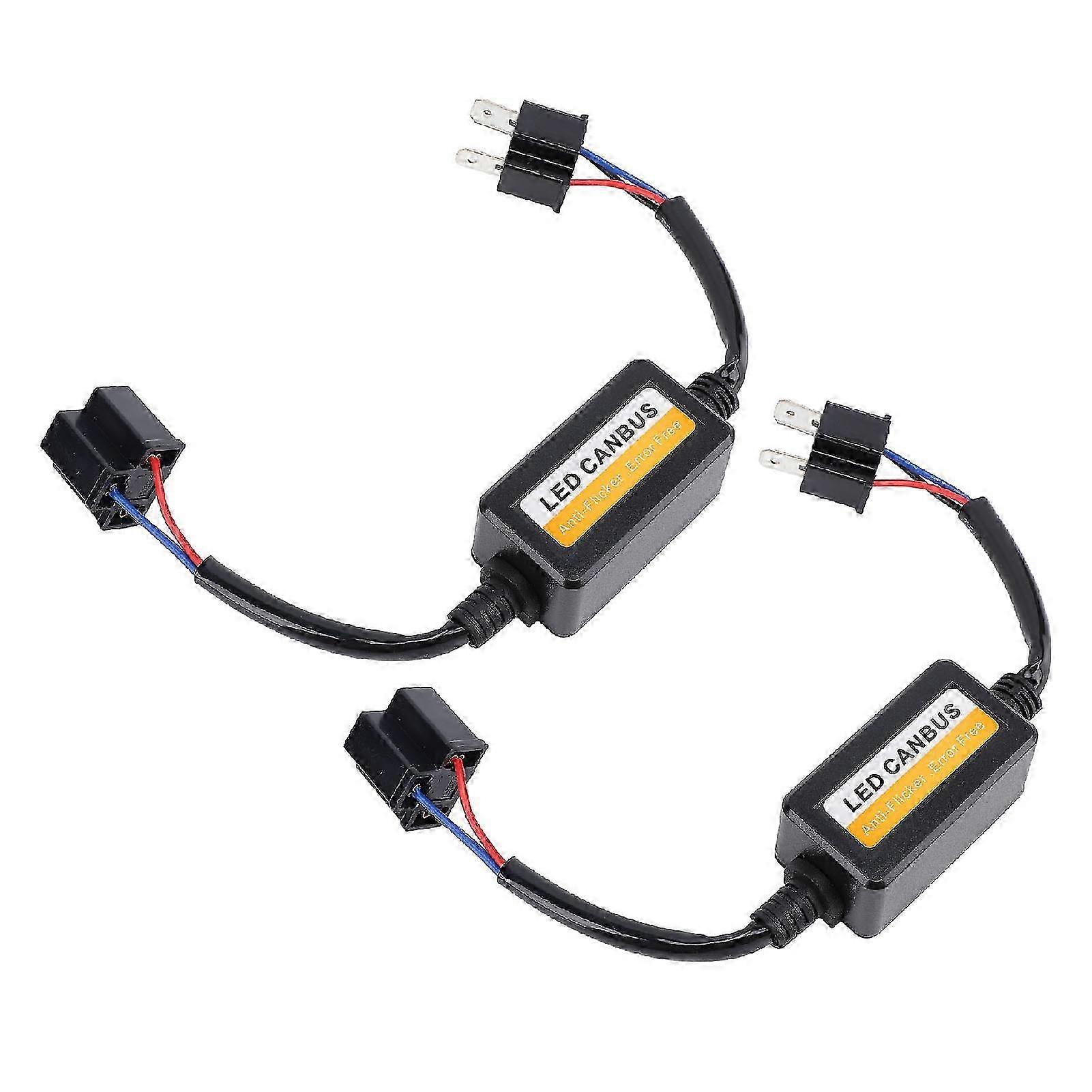 Stück H4 Led Canbus Decoder Dc 9 Bis 16v Plug & Play Anti-flickering Led Scheinwerfer Widerstandsdecoder Autobahn