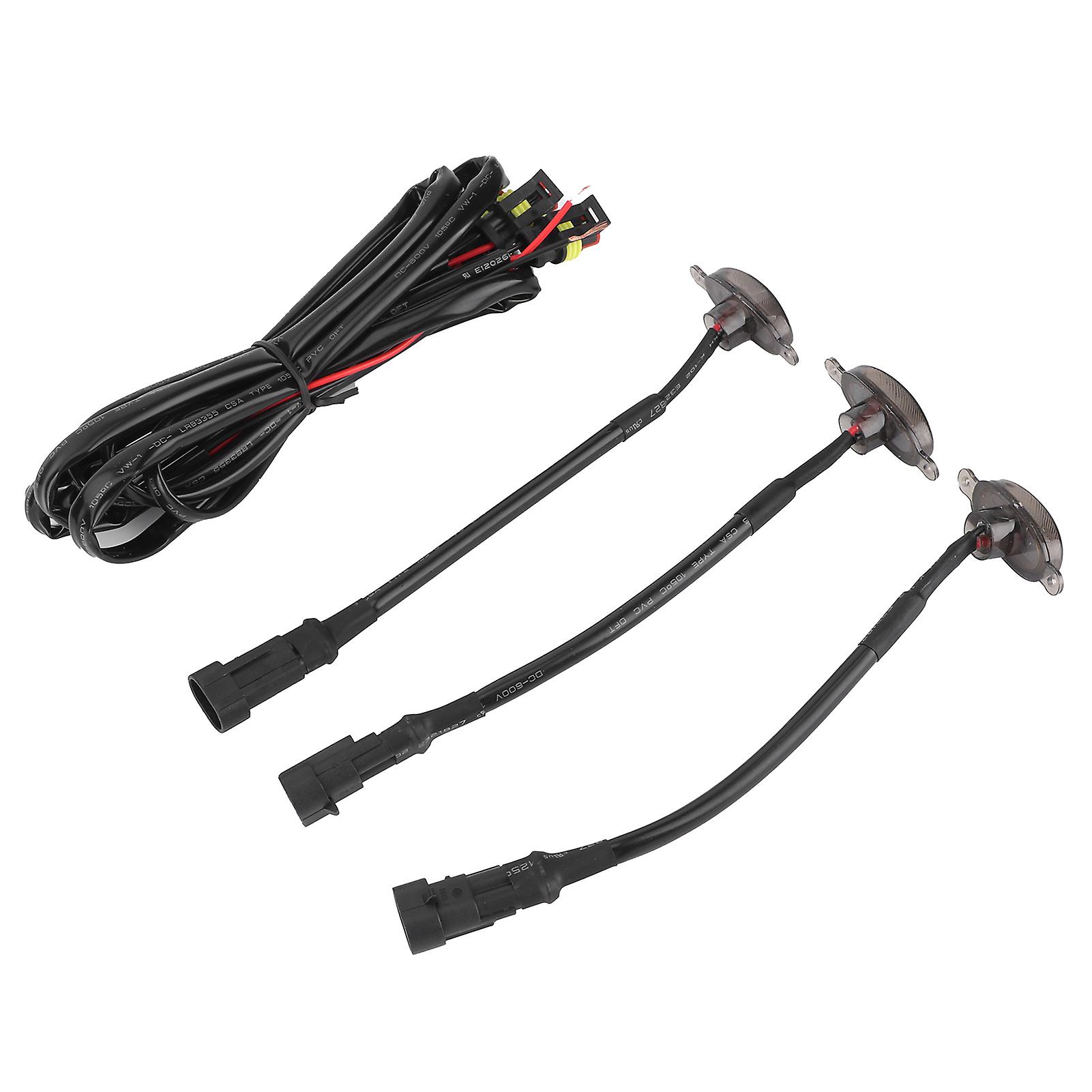 Autogrill-bernsteinleuchten Mit 12 Led-lichtchips, 900 Lm, Ip68 Wasserdicht, Universell