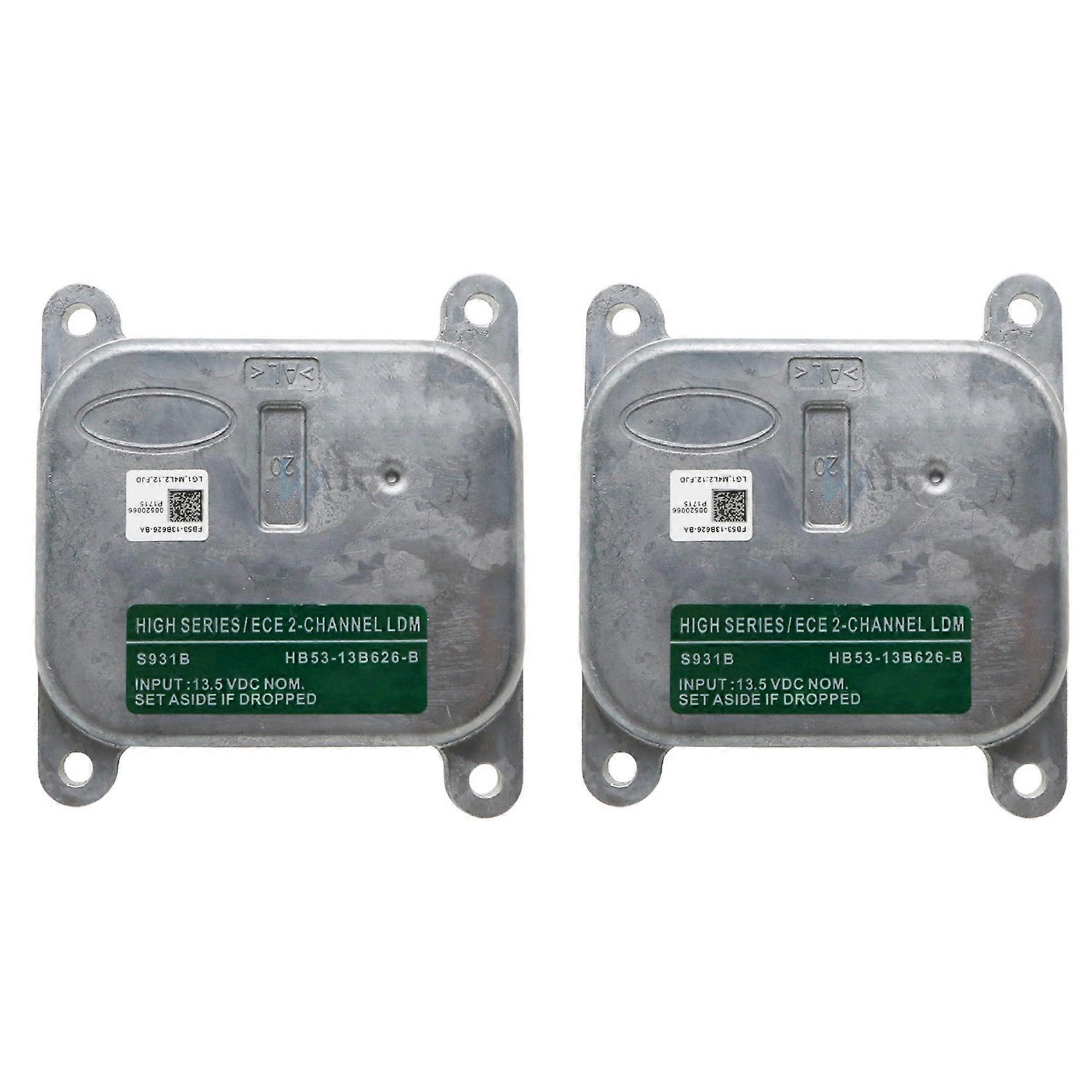 2x Hb5313b626b Xenon Hid Scheinwerfer-vorschaltgerät Steuermodul Für Ford Explorer 16-19 Hb53-13b626-b Autolicht-ansteuerung()
