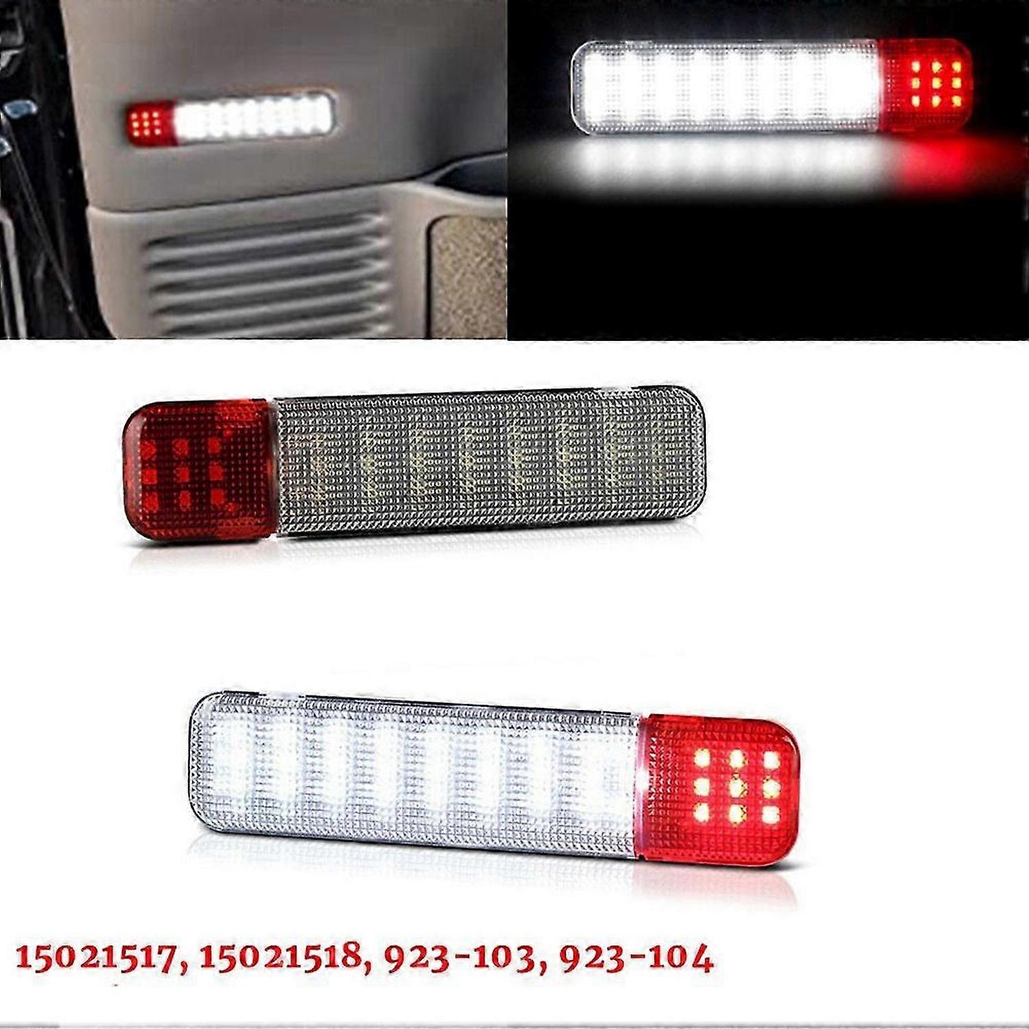 Paar Led-türverkleidungsleuchten Für Chevy Silverado, Gmc Sierra, Yukon, Hummer H2, Escalade – Begrüßungsleuchte Für Den Innenraum