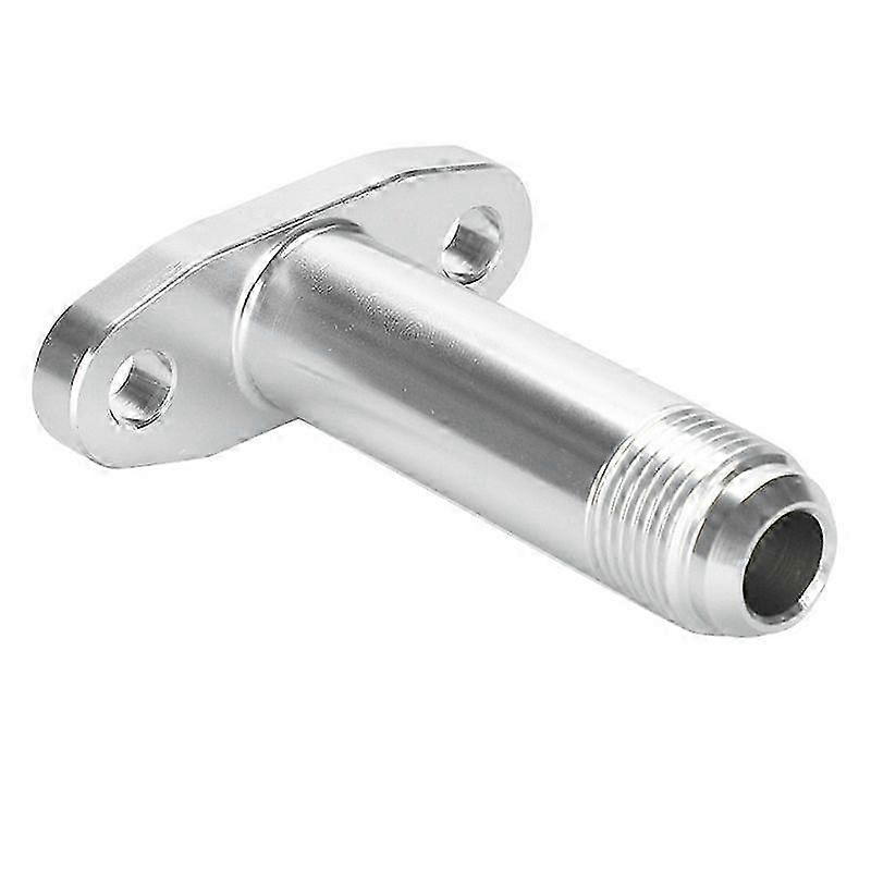 10an Turbo-ölablassanschluss, Verlängerter Turbo-ölablassadapter, Auslassanschluss Für T3/t4 Turbolader, Flansch, Silber, Szrh Av