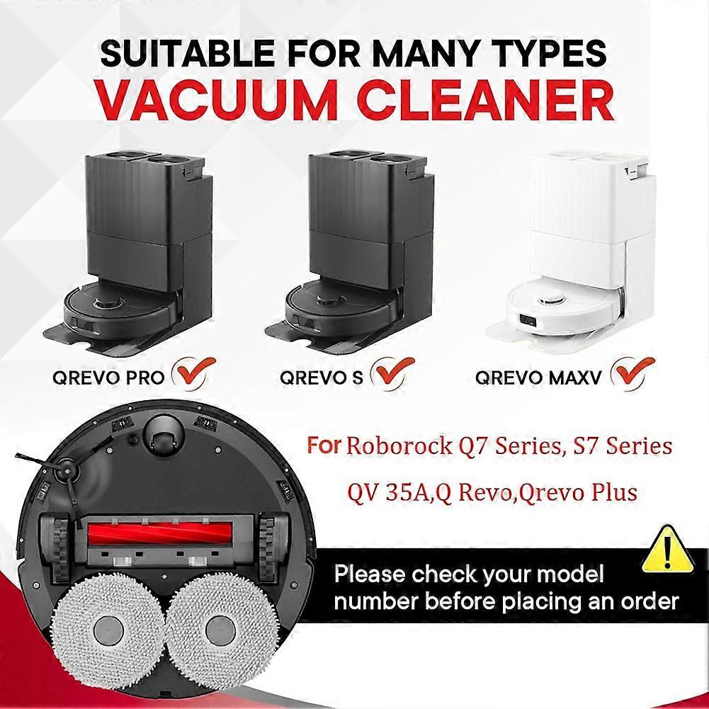 6er-pack Gummibürsten Für Roborock Qrevo S/maxv/pro/plus, Q Revo Serie, S7 Serie, Q7 Serie, Qv 35a Staubsaugerteile
