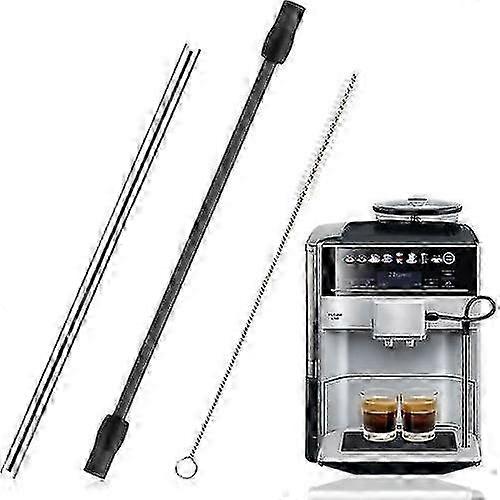 Ersatzschlauch + Reinigungsbürsten-set Für Bosch Veroaroma Und Siemens Eq.6 Kaffeemaschinen (dunkelgrau) Hwy