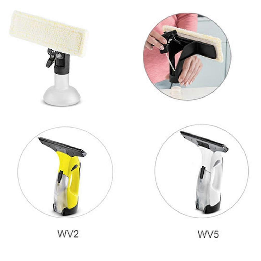 Für Kärcher Wv2 Wv5 Fenstersauger Wischtuch Ersatzteile Reinigungslappen Gummistreifen Wischtuch Fensterreiniger Gelb (gelb)