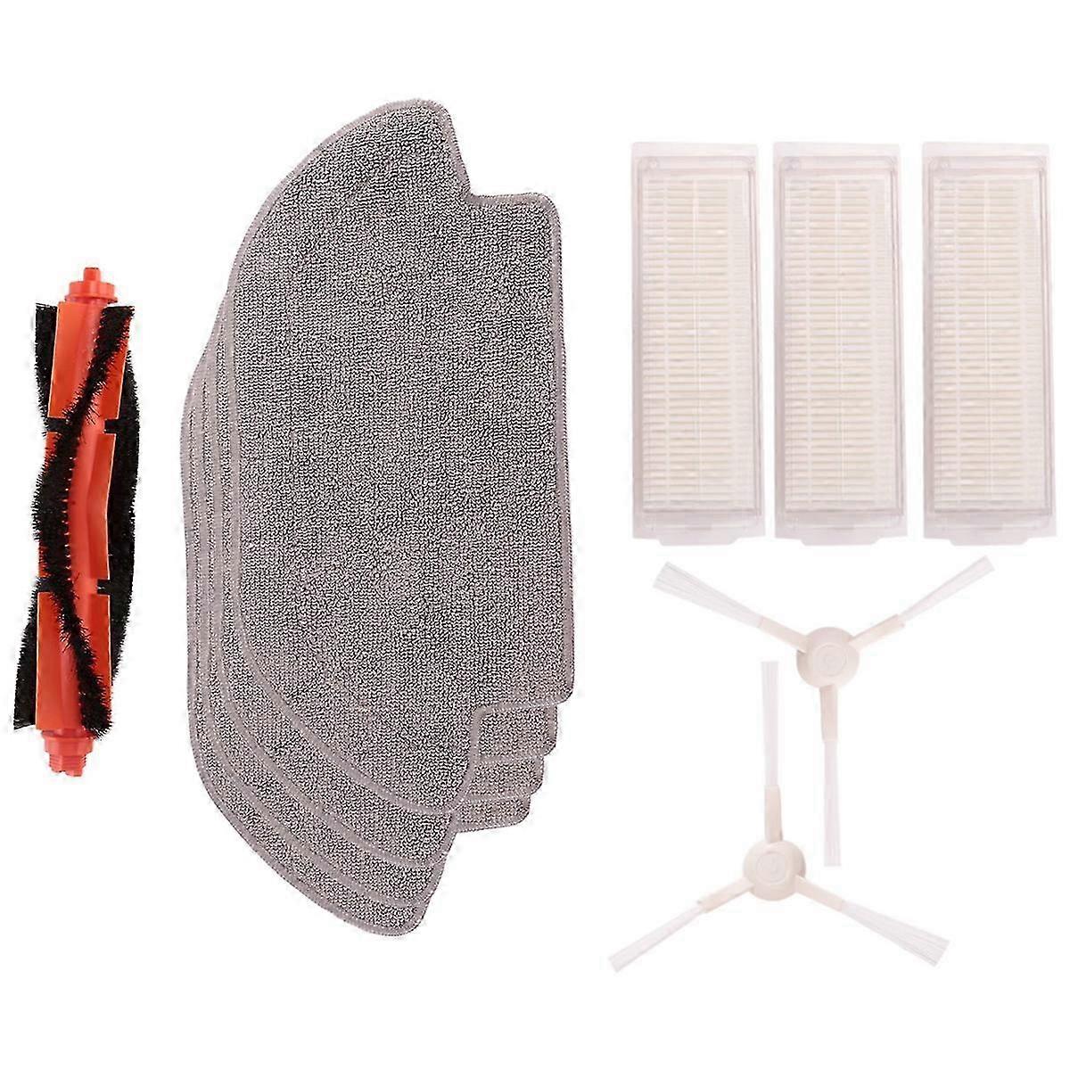 Für Xiaomi Mi Robot Vacuum Mop, Haupt- Und Seitenbürste + Hepa-filter + Reinigungstuch