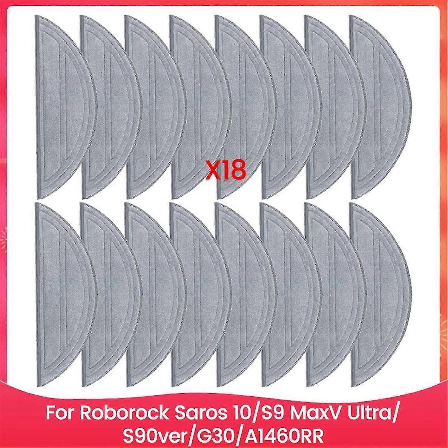 Wischmopp-pad Für Roborock Saros 10/s9 Maxv Ultra/s90ver/g30/a1460rr, Ersatzteile, Wiederverwendbar, Waschbar