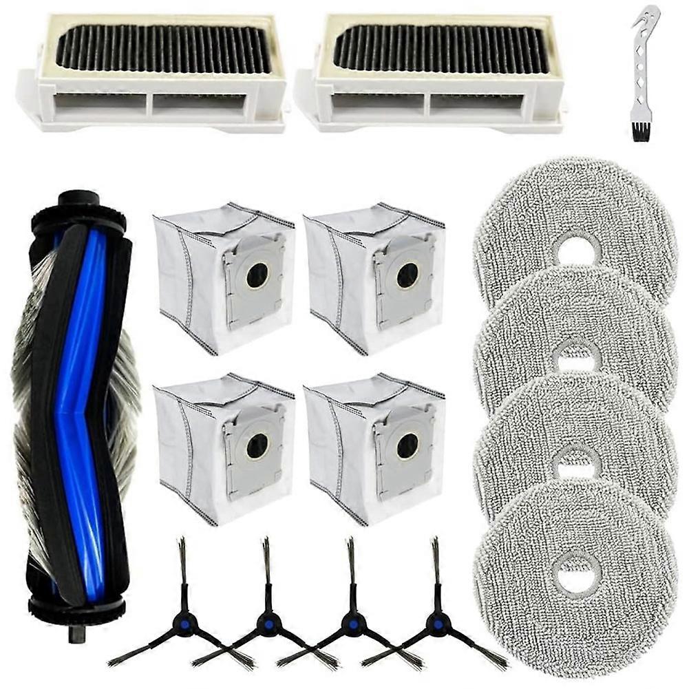 Zubehörset Für Ecovacs Deebot Mini-saugroboter, Hauptbürste, Seitenbürste, Hepa-filter, Wischtuch, Staubbeutel, Ersatzteile