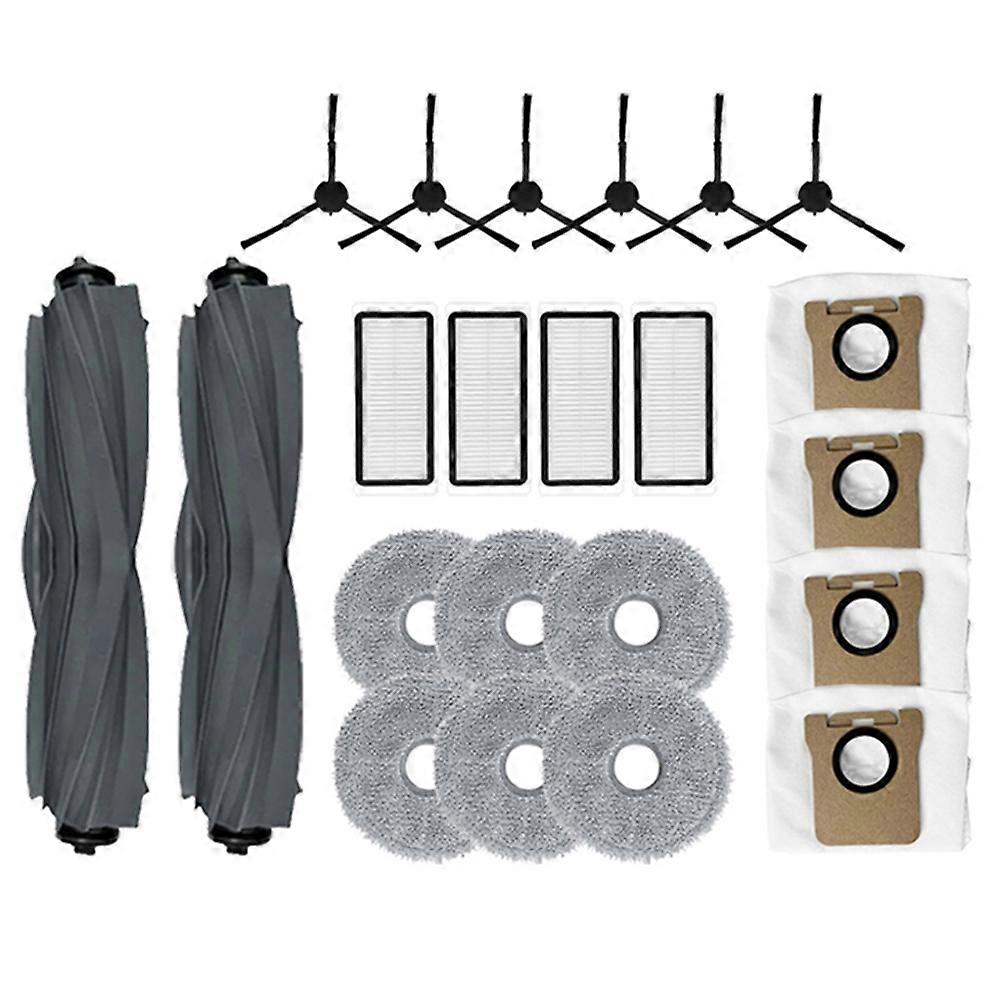 Zubehör Für Dreame Bot L20 Ultra/ L30 Ultra/ X20 Pro/ S30 Pro Ultra: Hauptseitenbürste, Reinigungstuch, Hepa-filter, Staubbeutel ()