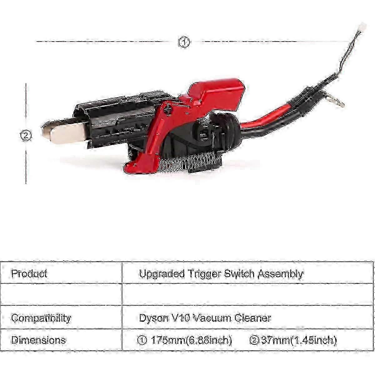 Verbesserter Auslöseschalter Und Ein-/ausschalter Für Staubsauger – Ersatzteil Für Dyson V10/sv12 Teile 0705 Edition 0820