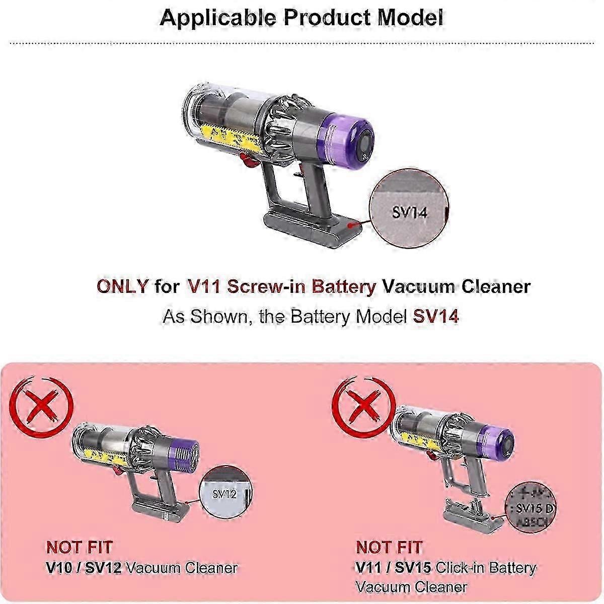 Für Dyson V11 Sv14 Staubsauger: Robuster Auslöseschalter, Verbesserter Ersatz-ein-/ausschalter, Happy H Szrh
