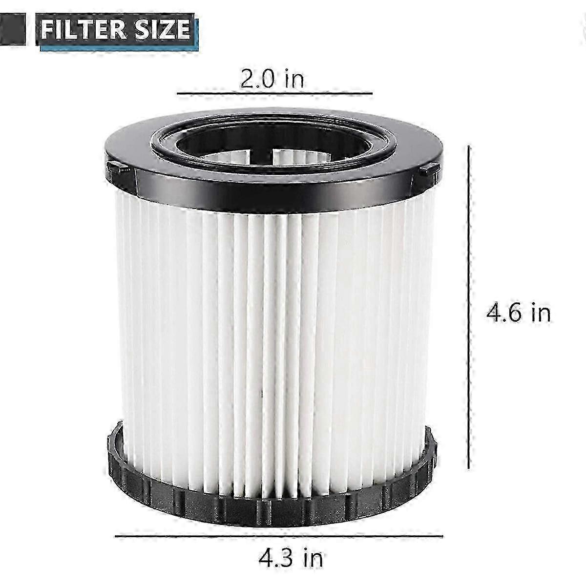 Hepa-ersatzfilter Für Dcv580 & Dcv581h 20v Nass-/trockensauger, Waschbar, Wiederverwendbar, Edition 0620