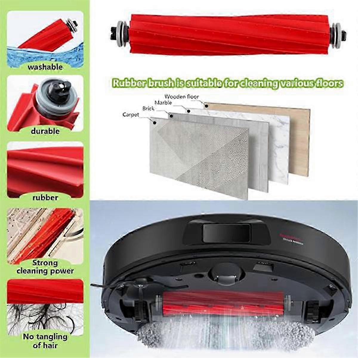 17-teiliges Ersatzteilset Für Roborock Qrevo Pro/qrevo Maxv/qrevo S/qrevo Plus Staubsauger: Hauptbürste, Seitenbürste, Filter, Wischmopp, C Edition 0710