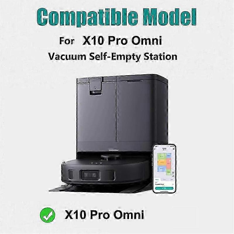 Für X10 Pro Omni Saugroboter, Waschbare Und Wiederverwendbare Haupt- Und Seitenbürste, Hepa-filter, Wischtuch, Staubbeutel