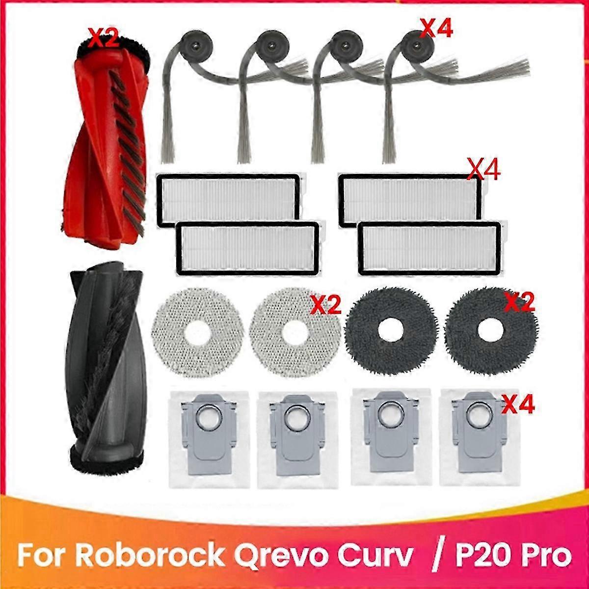 Ersatzteile Für Roborock Qrevo Curve / P20 Pro Saugroboter (autobahn)