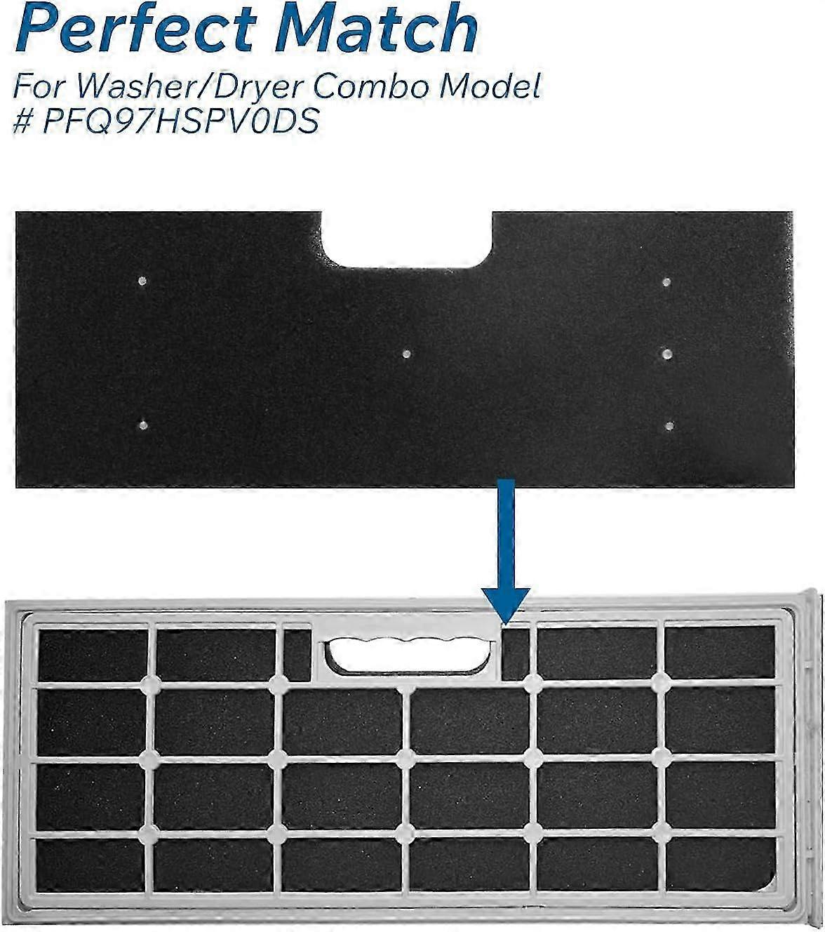Wh01x35719 Flusenfilter 4er-pack – Für Ge Profile Waschtrockner-kombination – Handwaschbar Und Wiederverwendbar – Für Modelle: Pfq97h Hwy