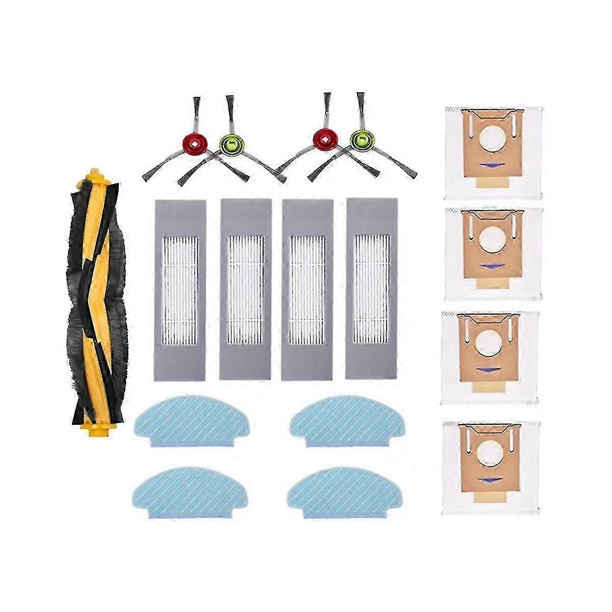 Für Deebot N10 N10 Plus Saugroboter Hauptseitenbürste Hepa-filter Wischtuch Staubbeutel