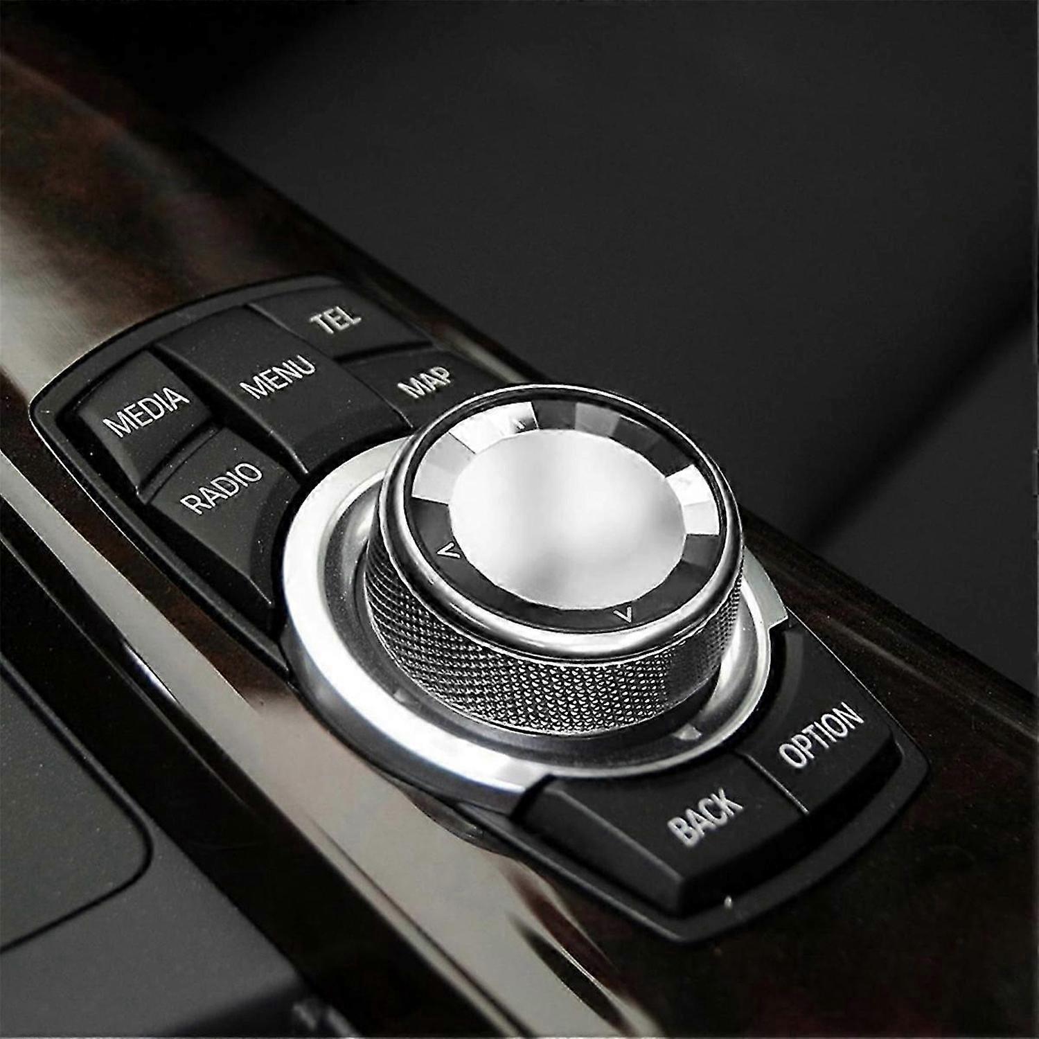 Abdeckung Für Multimedia-drehknopfschalter Der Mittelkonsole Für Bmw 1er, 2er, 3er, 4er, 5er, 7er, X1, X3, X4, X5, X6 (7-tasten-idrive)