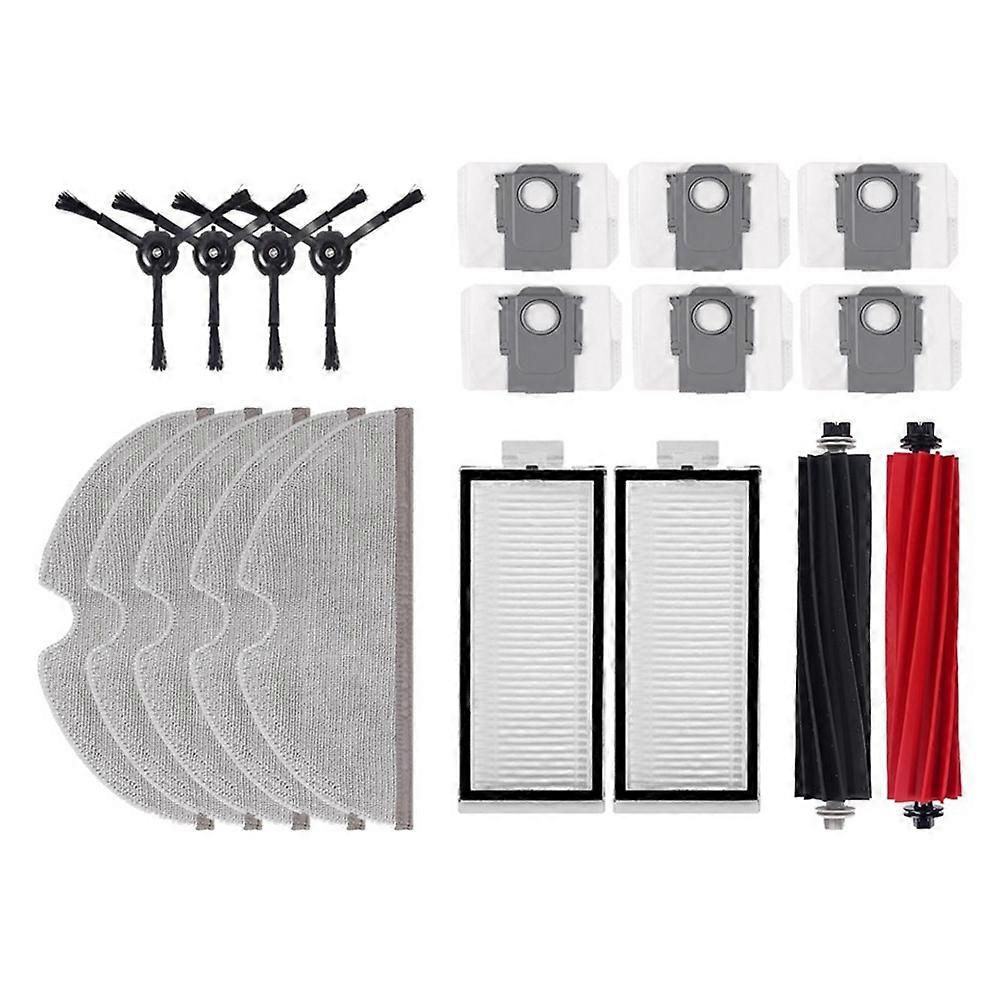 Für Roborock Q8 Max/q8 Max+/q8 Max Plus/q5 Pro/q5 Pro+/q5 Pro Plus Staubsaugerteile Hauptseitenbürste Hepa-filter Wischbeutel()