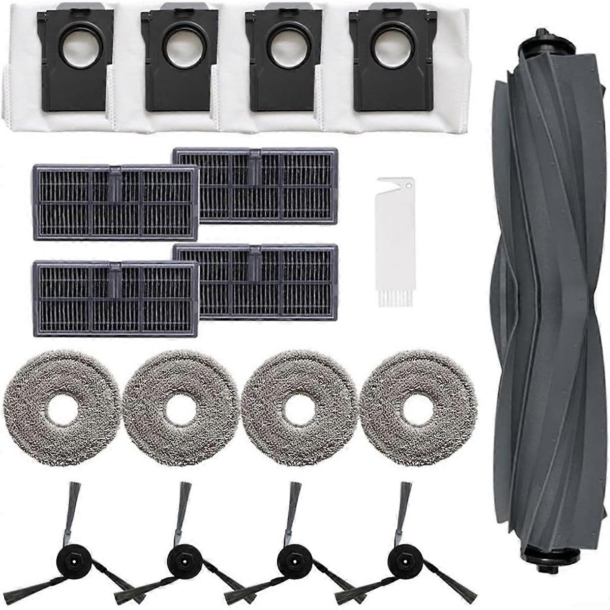 Für Mova P50 Pro Ultra-saugroboter: Haupt- Und Seitenbürste, Hepa-filter, Wischtuch, Staubbeutel (ersatz)