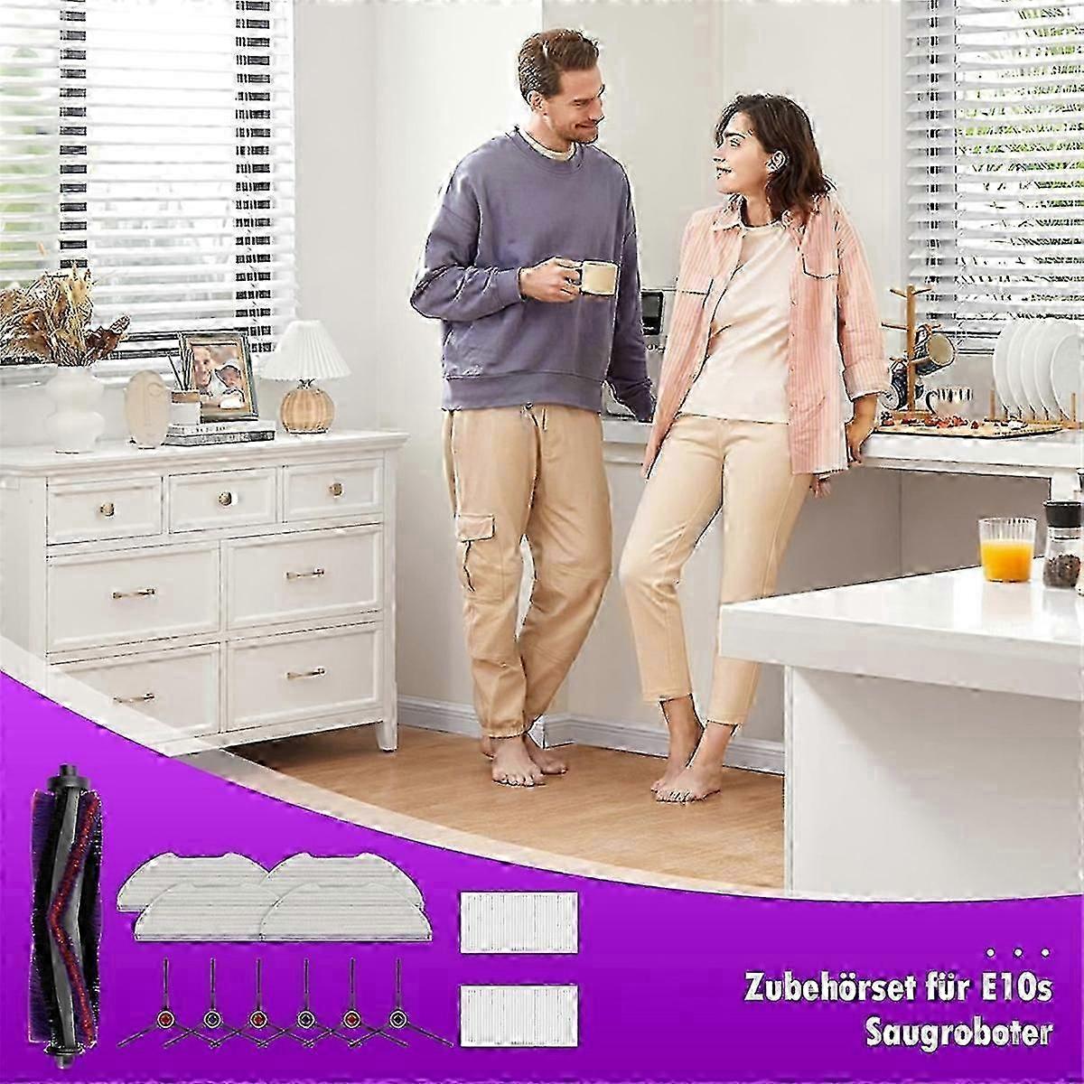 Ersatzteile Für Eureka E10s Saugroboter: Haupt- Und Seitenbürste, Hepa-filter, Wischtuch, Zubehör Edition 0923