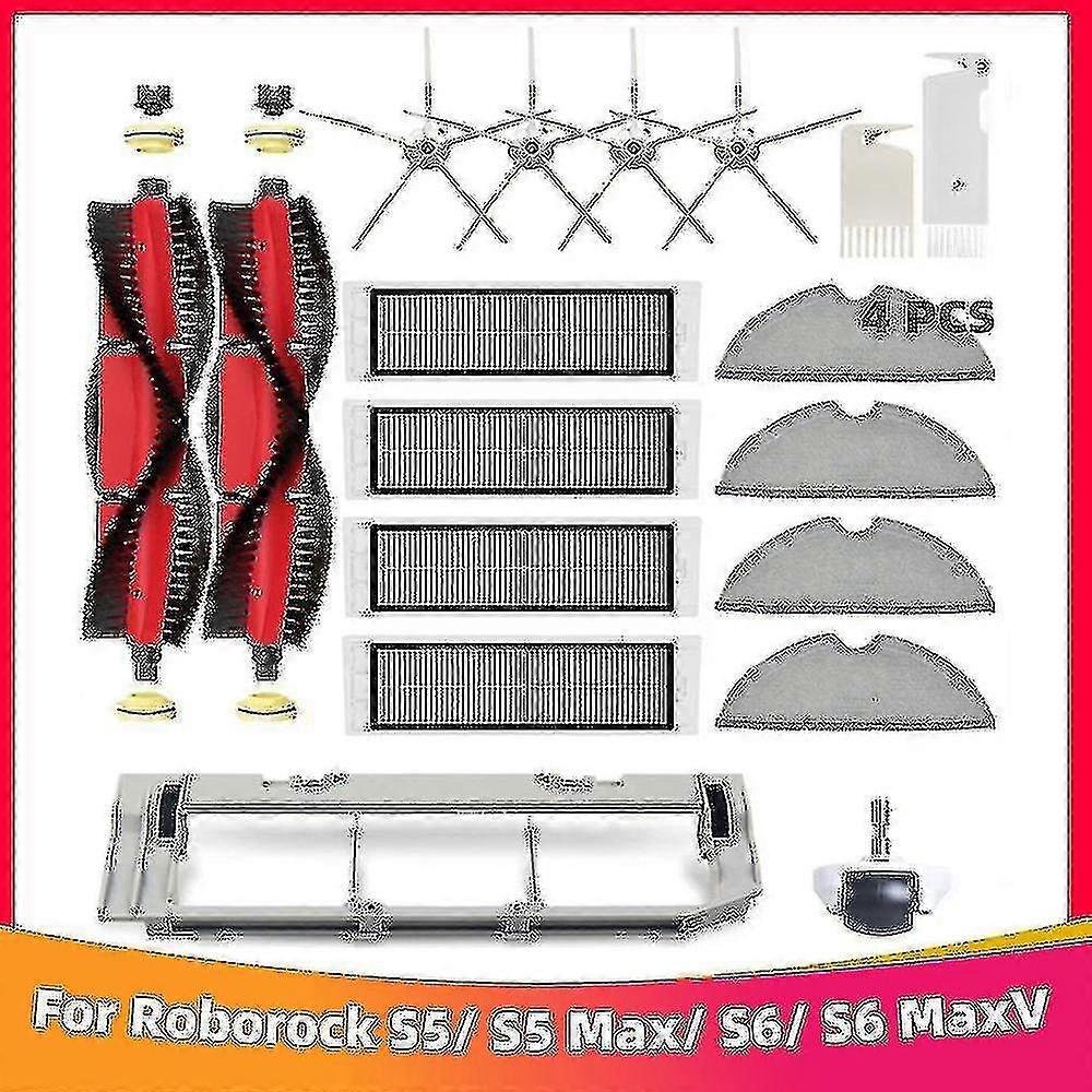 Ersatzteile Für Xiaomi Roborock S5 S50 S5 Max S6 S6 Maxv S6 Pure E4 E5 Saugroboter: Hauptbürste, Seitenbürste, Hepa-filter, M Edition 0618