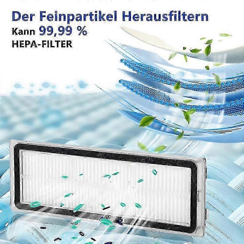 Für L10s Ultra L10 Ultra Saugroboter Hauptseitenbürste Hepa-filter Wischtuch Staubbeutel Ersatzteile Edition 0620