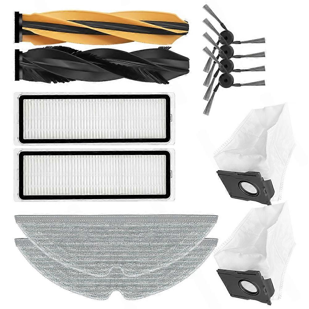 Für Dreame D20 Pro Plus / D20 Pro Zubehör Hauptbürste Hepa-filter Staubbeutel Wischtuch Ersatzteile()