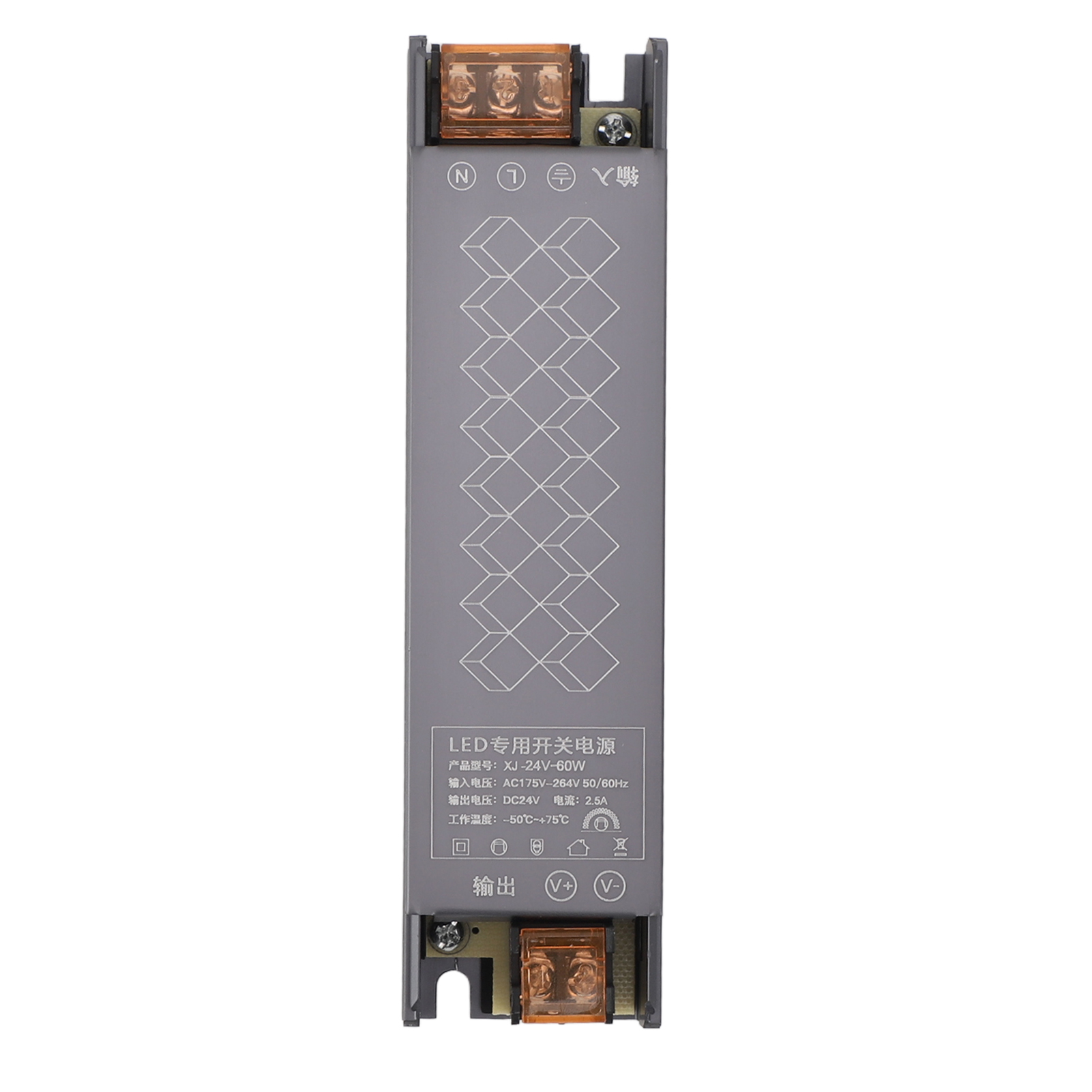 Toivize 24v 60w Led-transformator, Schaltnetzteil Mit Kompaktem Aluminiumgehäuse Für Led-streifen Und Strahler