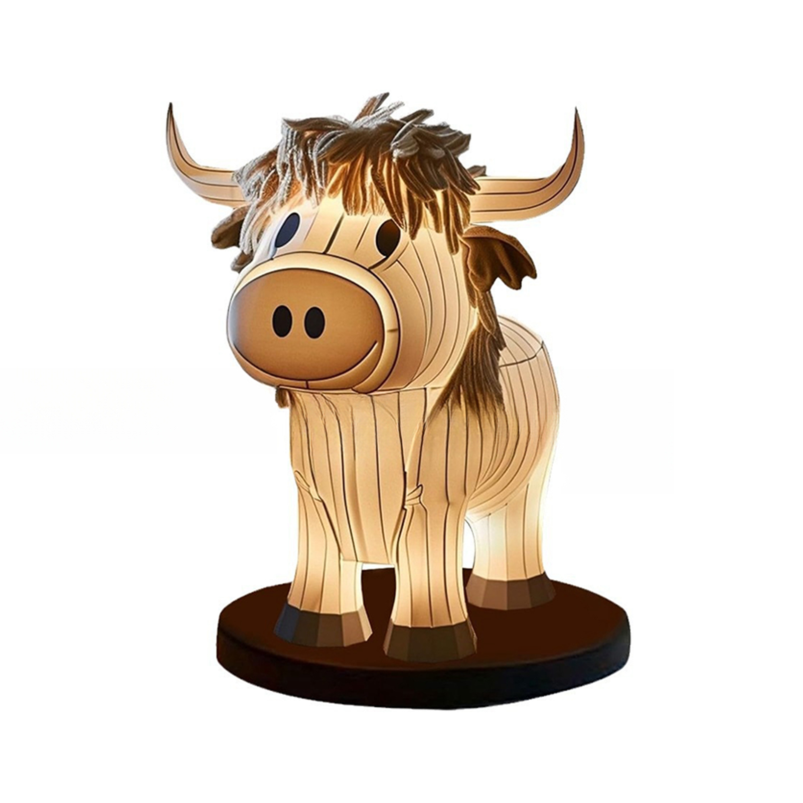 Toivize Yak Schreibtischlampe, Originelles Design, Umweltfreundlicher Kunststoff, Sanftes Licht, Warme Dekoration Für Schlaf-/wohnzimmer