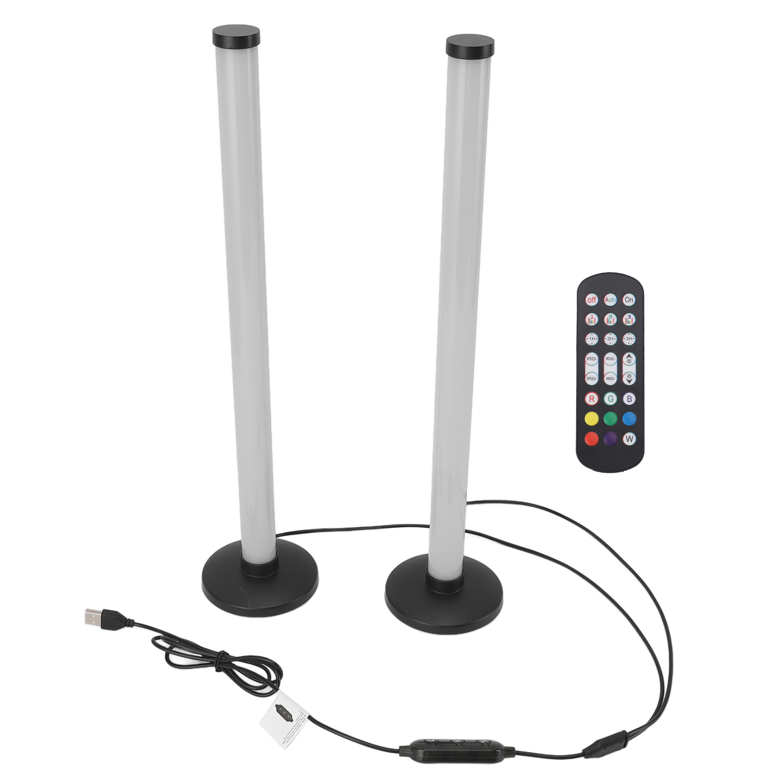 Intelligente Rgb-led-lichtleiste Mit Usb-synchronisierung, Musik-, Gaming- Und Ambientebeleuchtung, Gaming-schreibtischbeleuchtung, Fernbedienung, Modernem Design, 1 Bis 2