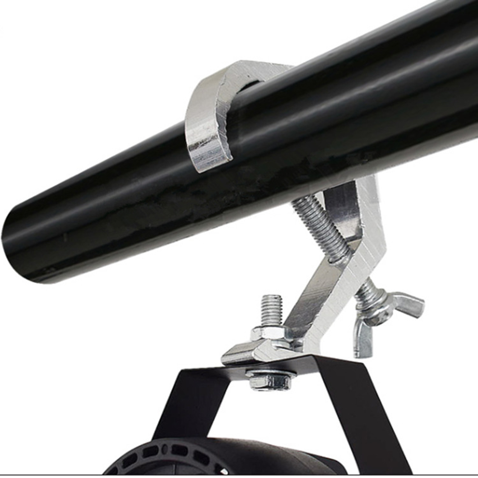 10 Stück Silberfarbene Projektorhaken Aus Aluminium-druckguss, 20 Mm Breit, Für 30-52 Mm Röhren, Bühnenbeleuchtung