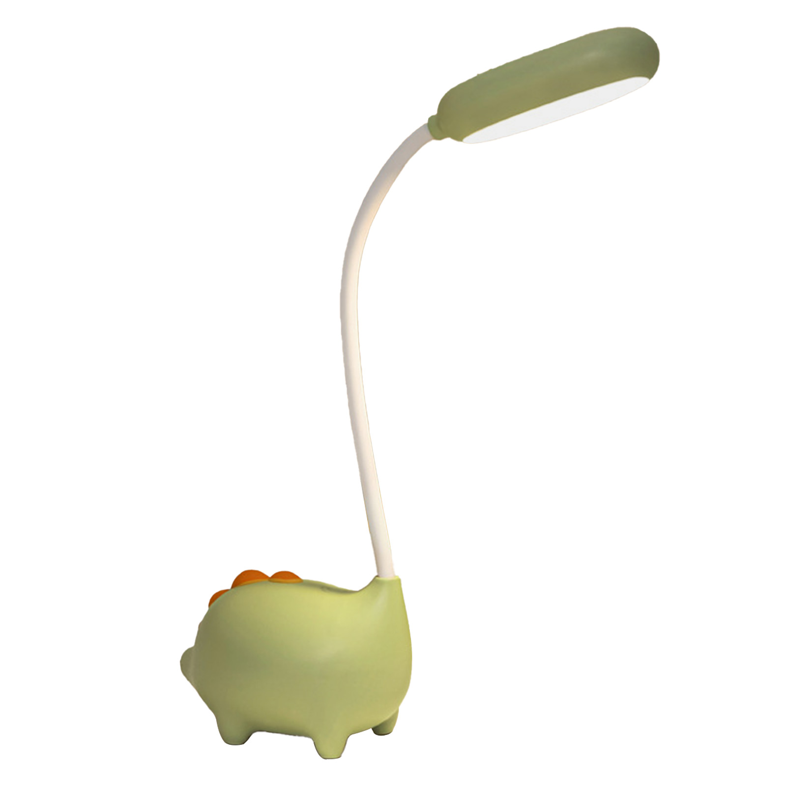 Kompakte, Grüne, Per Usb Aufladbare Led-schreibtischlampe Mit Ansprechendem Design Und Augenschutz. Leichtgewicht (364 G) Aus Abs-kunststoff. Sanftes, Flimmerfreies Licht.