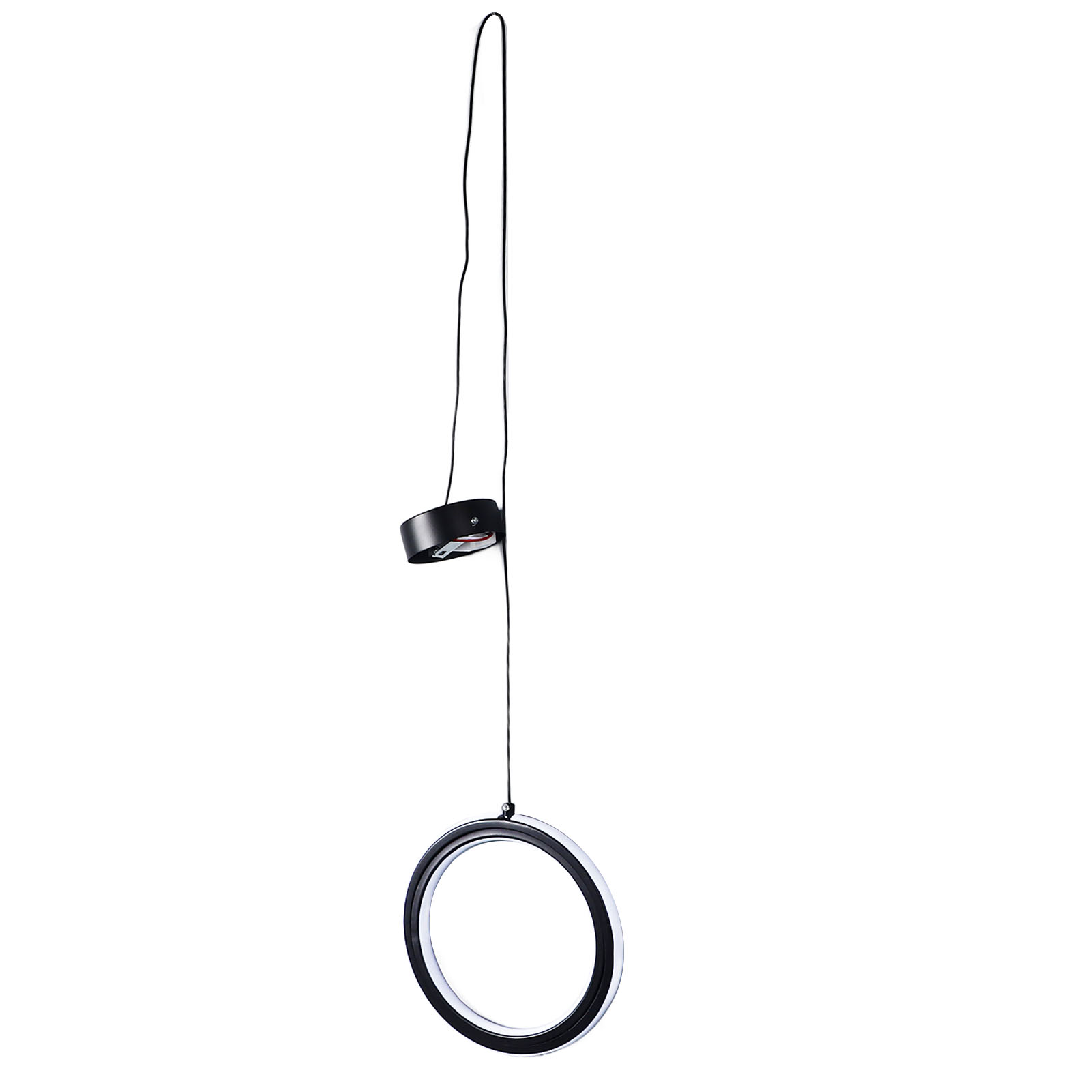 Toivize 24w Led-pendelleuchte, Kreisförmiges, Verschlungenes Design, Aluminium, Höhenverstellbar, Warmes Licht 3000k, Für Küche Und Esszimmer