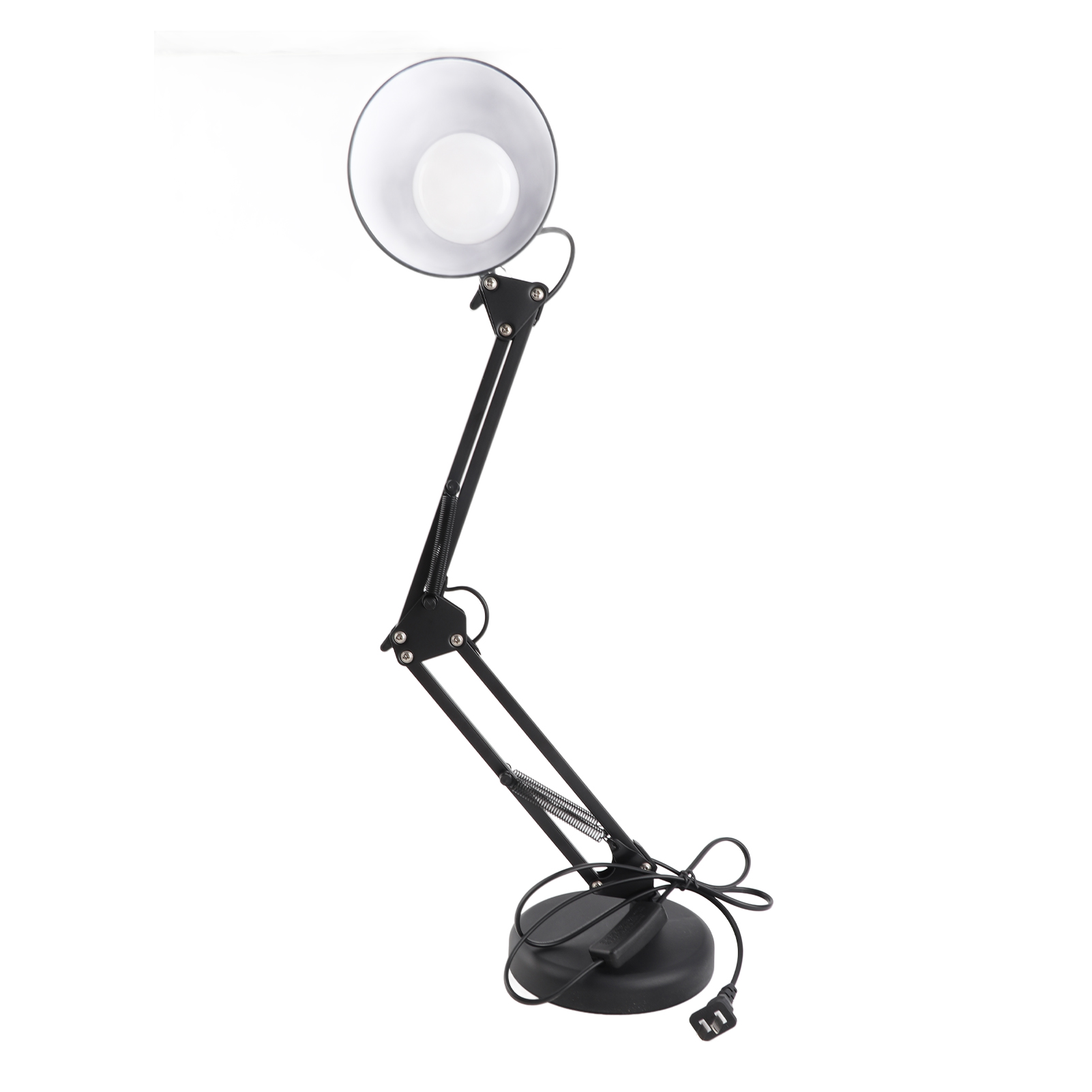 Faltbare Led-schreibtischlampe Mit Klemme, 9 W, 3 Farbtemperaturen, Augenschutz, 60 Cm Höhe, Elegantes Schwarzes Design