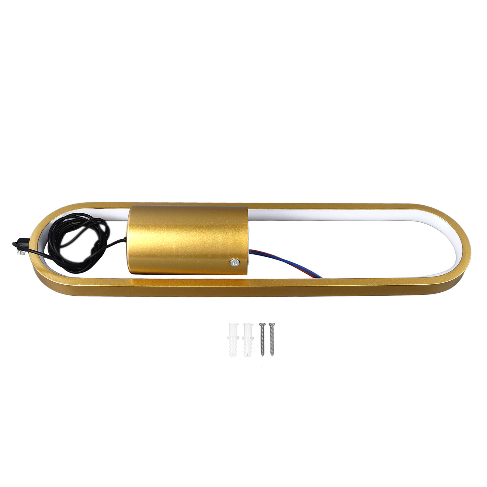 Nordische Minimalistische Led-pendelleuchte In Gold, 18 W, 3000 K, Aluminium, Verstellbar, 40 X 9 X 6 Cm