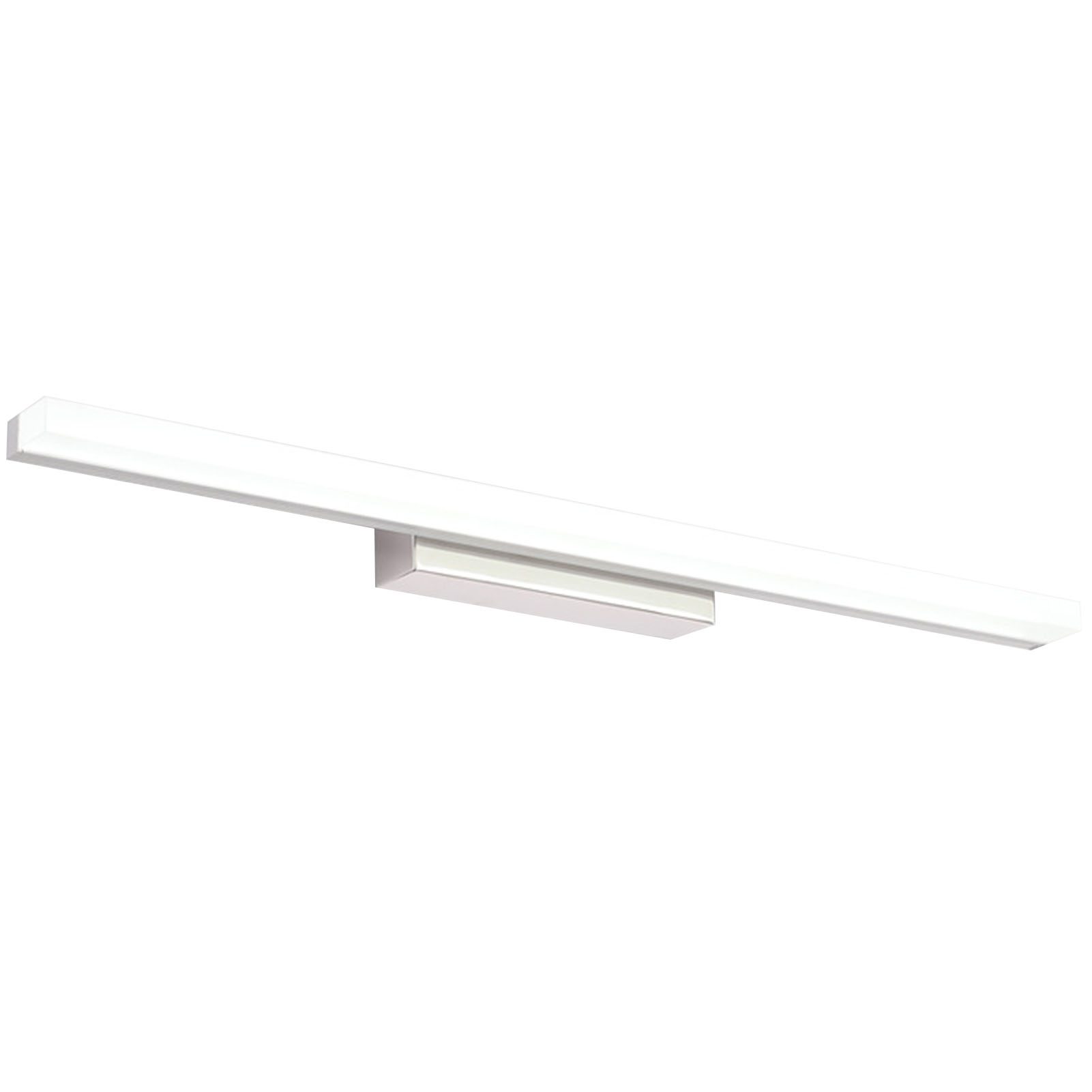 Toivize 60 Cm Led-badezimmerspiegelleuchte Aus Silberfarbenem Edelstahl, Wasserdicht, Beschlagfrei, 3-farbig