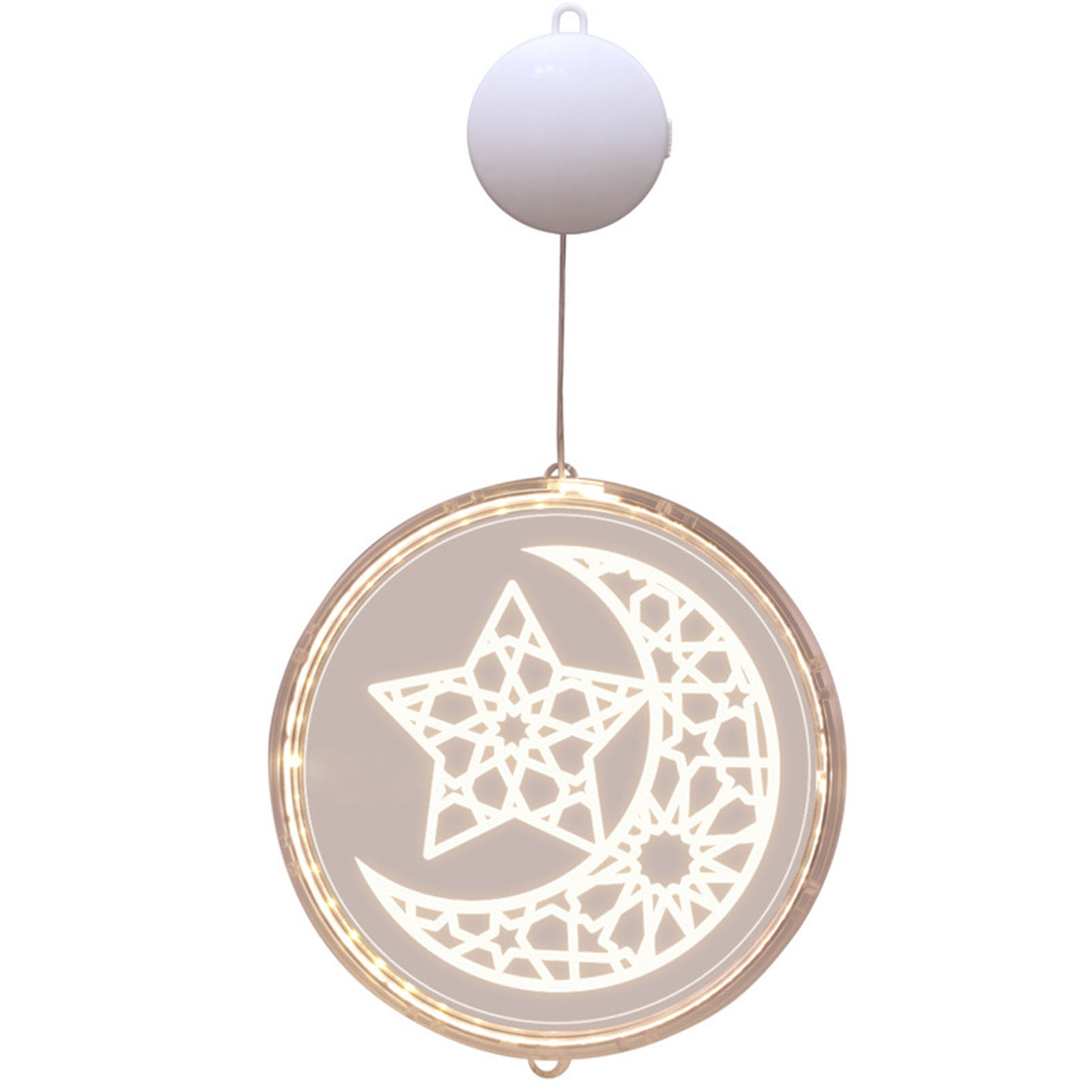 Dekorative Pendelleuchte „stern Und Mond“ Von Toivize, Abs, 24 Cm, Helle Led, Romantisches Design Für Schlaf- Und Wohnzimmer, Sanftes Ambiente