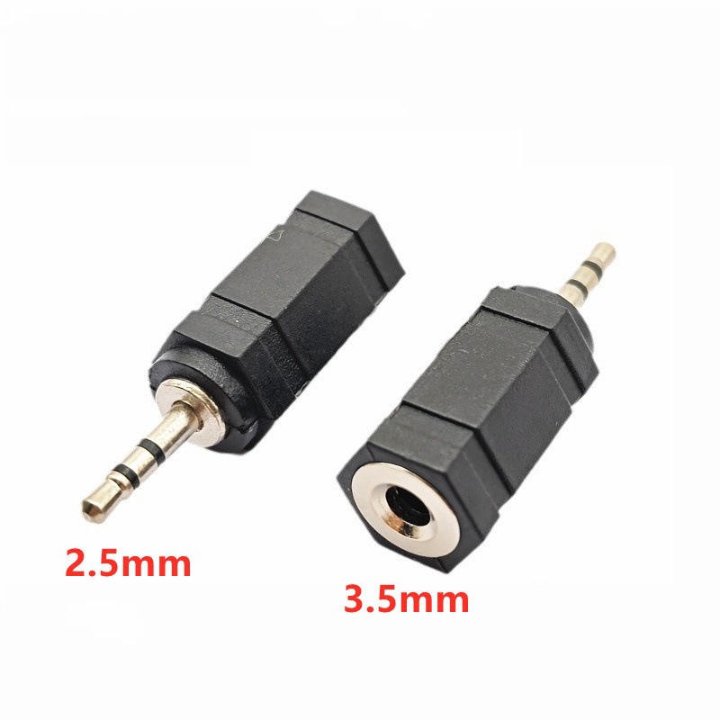2,5-mm-stecker Auf 3,5-mm-buchse Adapter, Stereo-audiokonverter 2,5-mm-kopfhörerstecker Auf 3,5-mm-klinkenbuchse.
