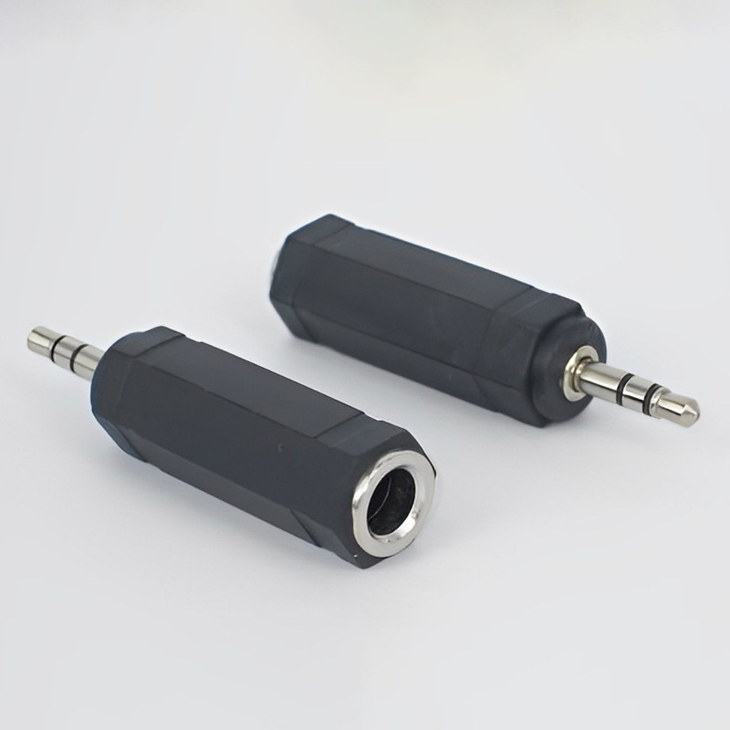 3,5-mm-stecker Auf 6,5-mm-buchse Adapter Für Stereo-kopfhörer (3,5-mm-stecker Auf 6,35-mm-buchse), Mikrofon.