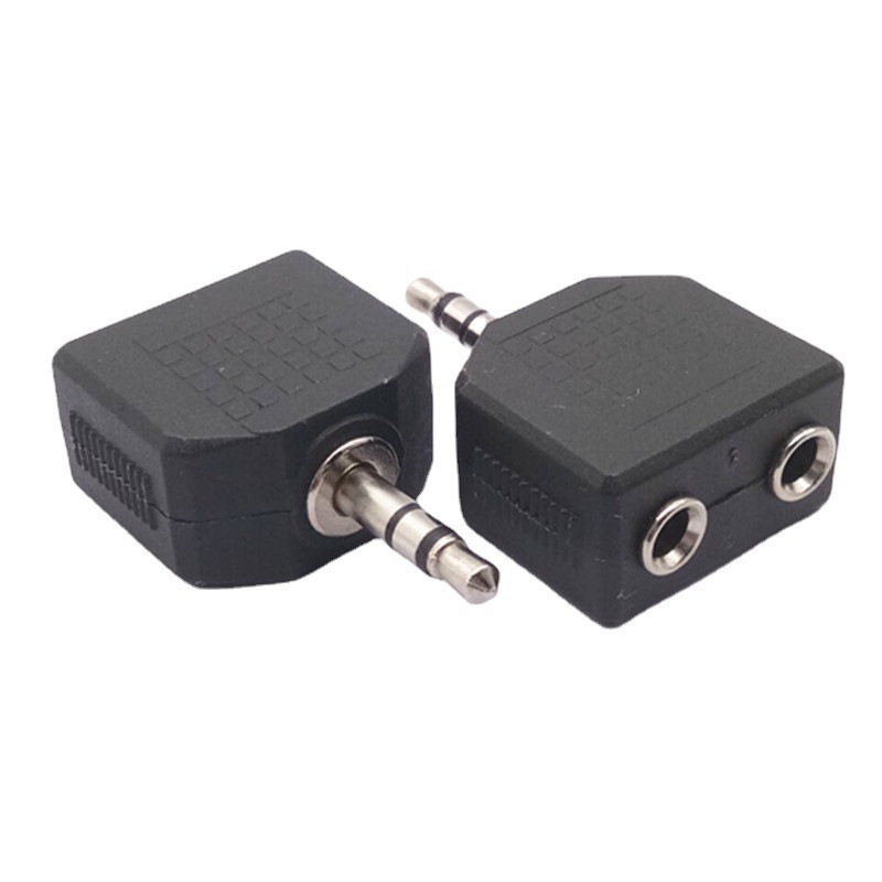 3,5-mm-auf-2,5-mm-audioadapter, 3,5-mm-stecker Auf Zwei 3,5-mm-buchsen-kopfhöreradapter, Kopplerstecker.