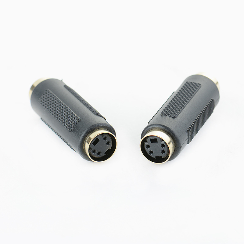 4-poliger S-video-adapter Für Videoanschlüsse, Erweiterter Adapter Mit Vergoldetem Kupfer-s-anschluss (weiblich-weiblich) Als Verlängerungsstecker.