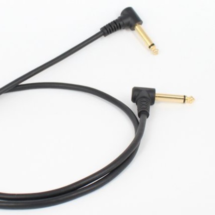6,35 Mm Verzinntes Kupfer-audiokabel, Stecker-stecker, Zum Anschluss Von Mischpultmikrofonen Und Aufnahmegeräten. 6,5 Mm Kabel Mit Vergoldeten Steckern An Beiden Enden.