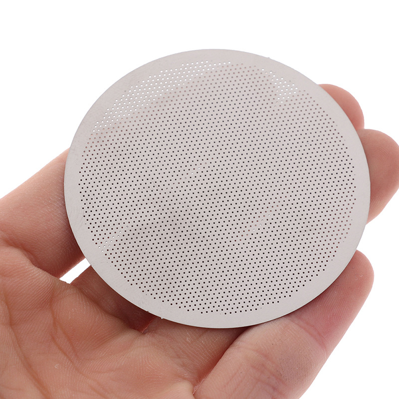 61 Mm Edelstahl-kaffeefilterscheiben Mit 0,2 Mm Runden Löchern, Hohe Nachfrage, Auf Lager.