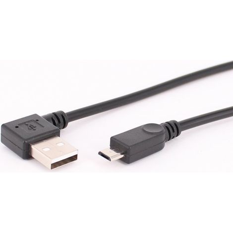 Android Usb-stecker Auf Micro-buchse Rechtwinkliges Datenverbindungskabel, 90-grad-winkelladekabel Für Mobiltelefone, Tablets Und Kameras.